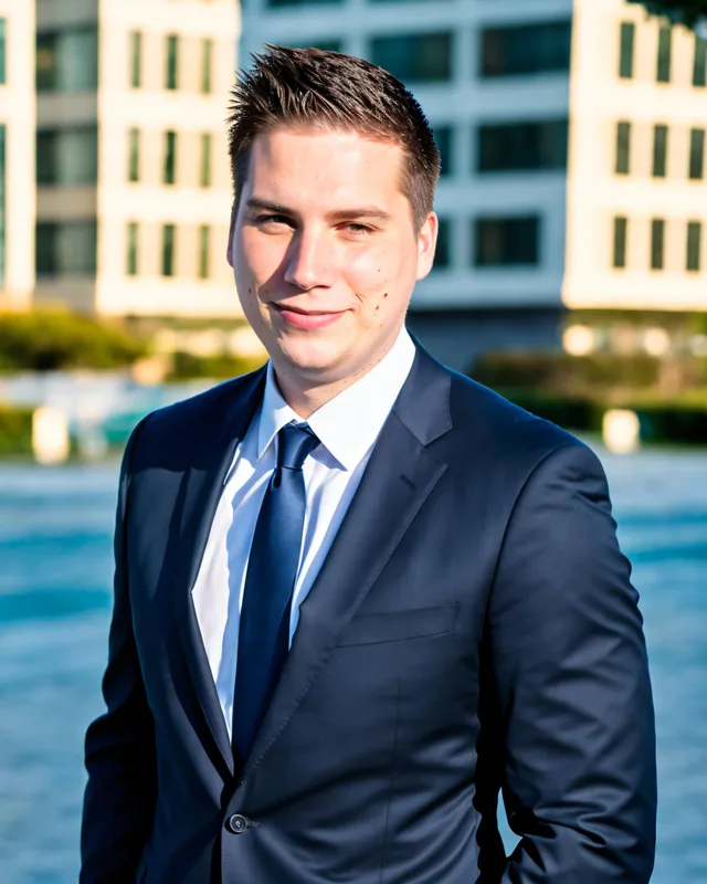 Portrait of Boy Blonk
